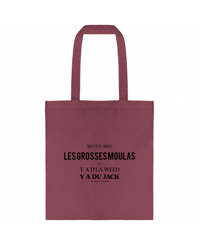 Tote-bag Oui c'est nous les grosses moulas - Ne reviens pas - Gradur ft Heuss par tunetoo