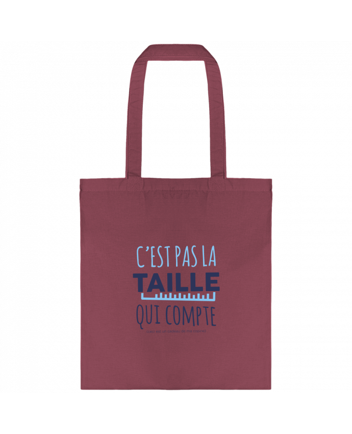 Tote-bag C'est pas la taille qui compte par tunetoo