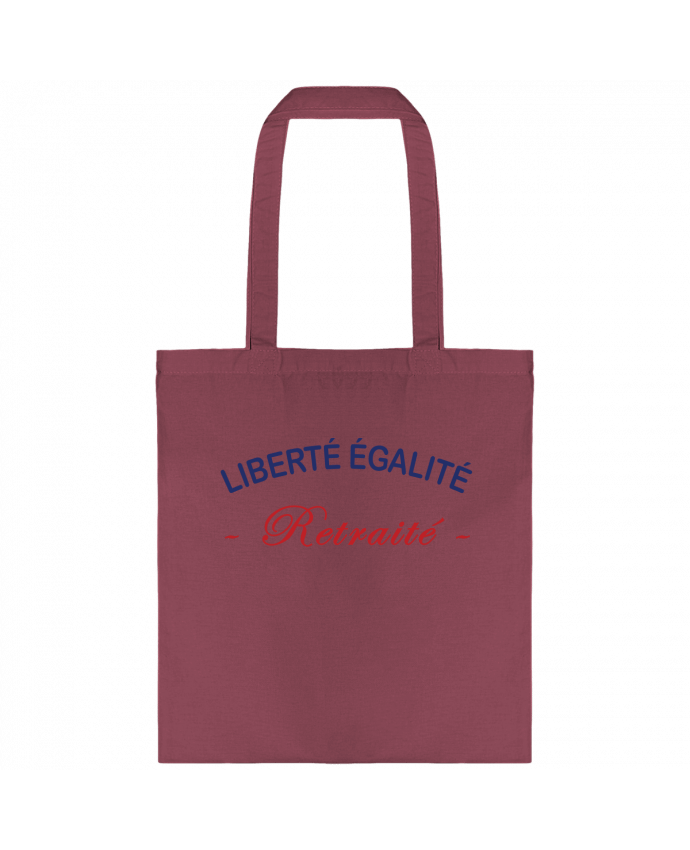 Tote-bag liberte egalite retraite par jorrie