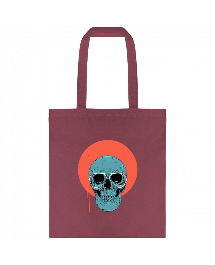 Tote-bag Blue skull par Balàzs Solti