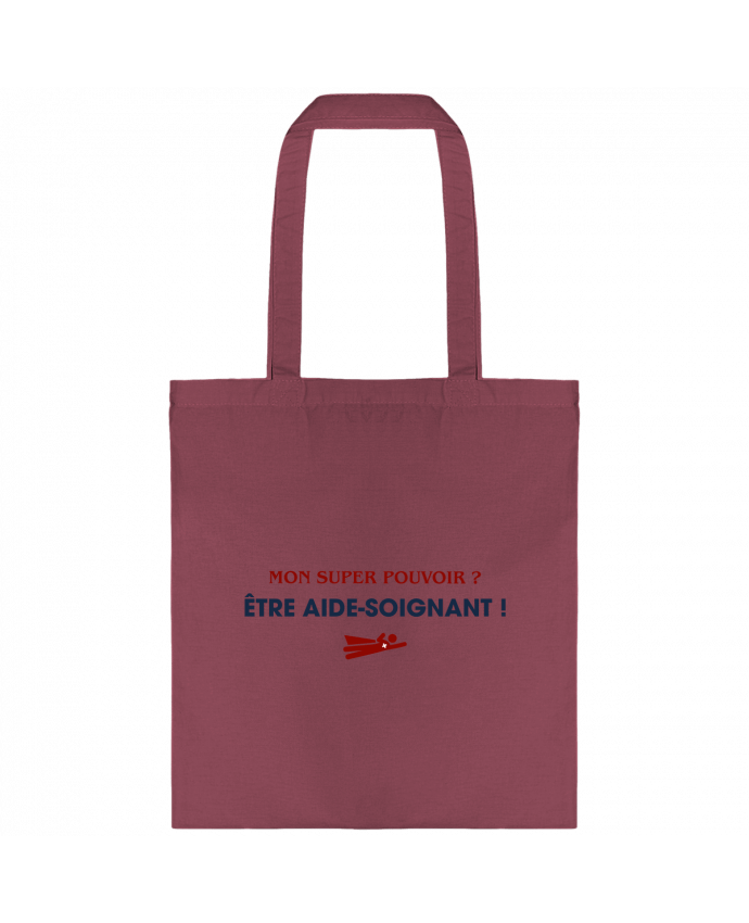 Tote-bag Mon super-pouvoir ? être aide-soignant ! par tunetoo
