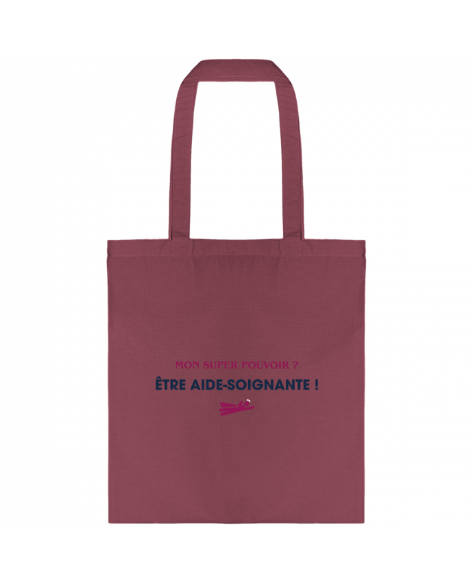 Tote-bag Mon super-pouvoir ? être aide-soignante ! par tunetoo