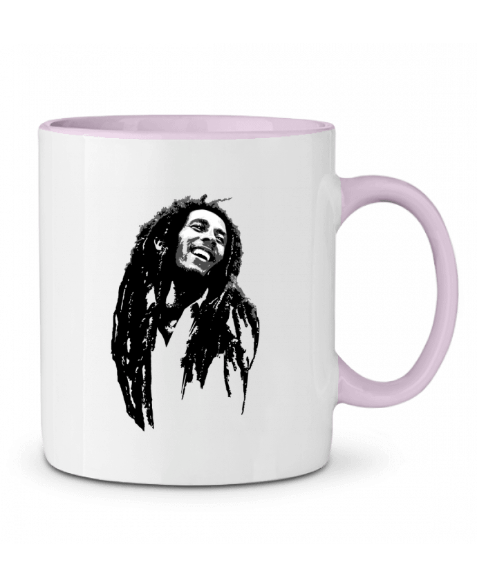 Mug bicolore Bob Marley Graff4Art