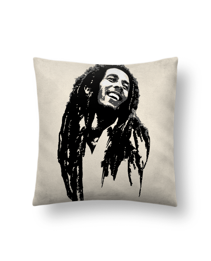 Cushion suede touch 45 x 45 cm Bob Marley by Graff4Art