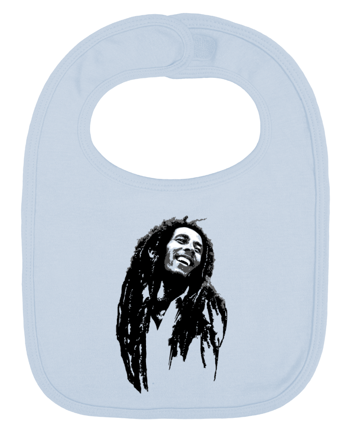 Bavoir bébé uni Bob Marley par Graff4Art