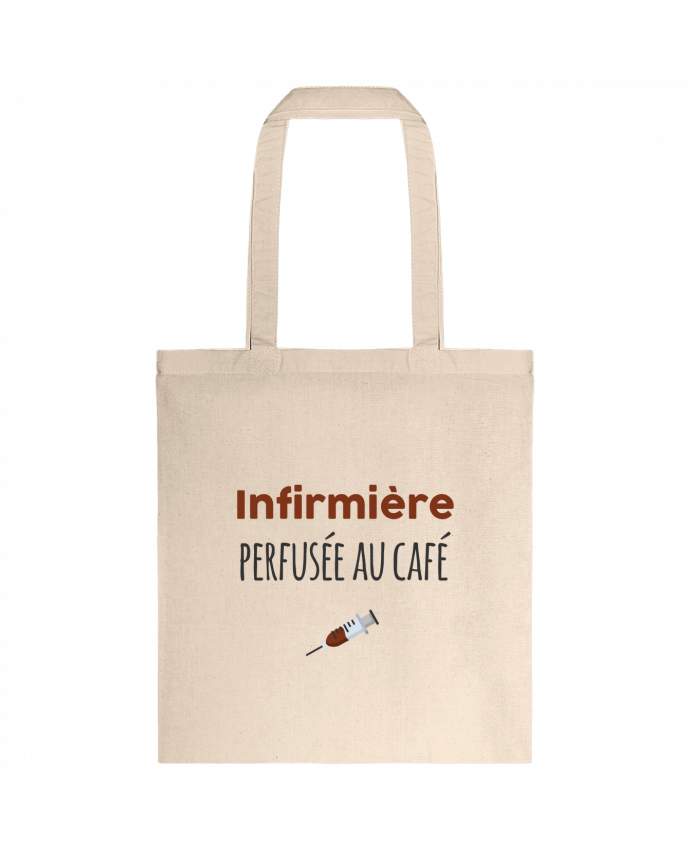 Tote-bag Infirmière perfusée au café par tunetoo