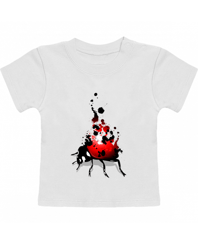 T-shirt bébé coccinelle manches courtes du designer Graff4Art