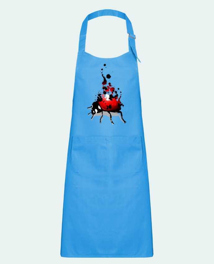 Kids chef pocket apron coccinelle by Graff4Art