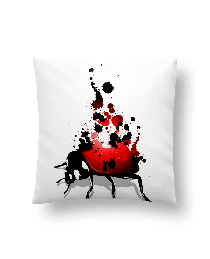 Cushion synthetic soft 45 x 45 cm coccinelle by Graff4Art