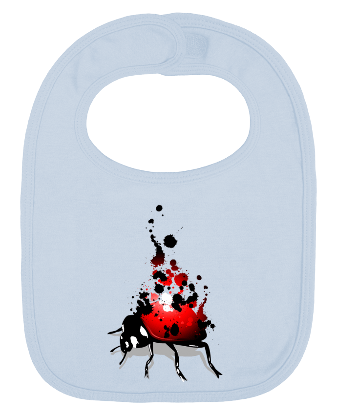 Bavoir bébé uni coccinelle par Graff4Art