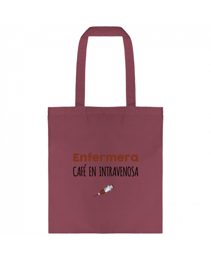 Tote-bag Enfermera café en intraveinosa par tunetoo