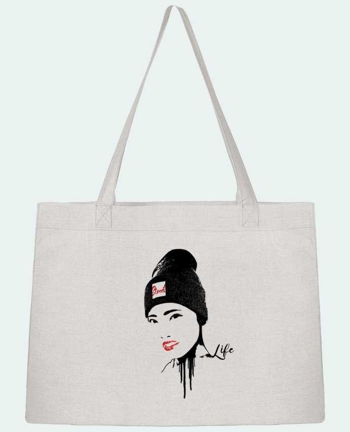 Shopping tote bag Stanley Stella Geisha by Graff4Art