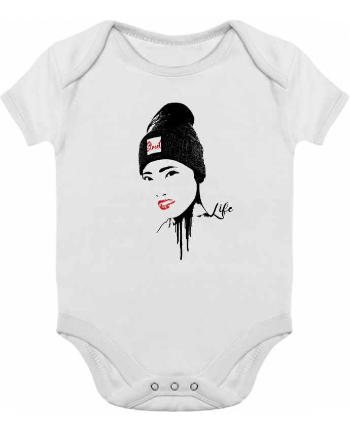 Body Bebé Contraste Geisha por Graff4Art