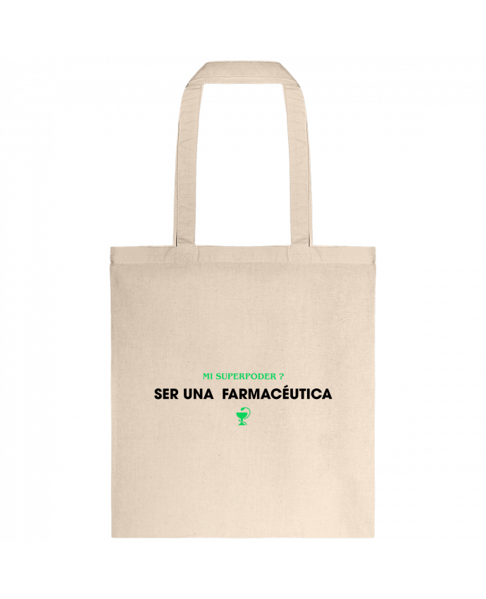 Tote-bag Mi superpoder ? Ser una farmacéutica par tunetoo