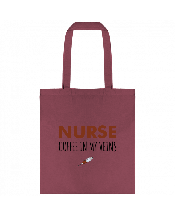 Tote-bag Nurse coffee in my veins par tunetoo
