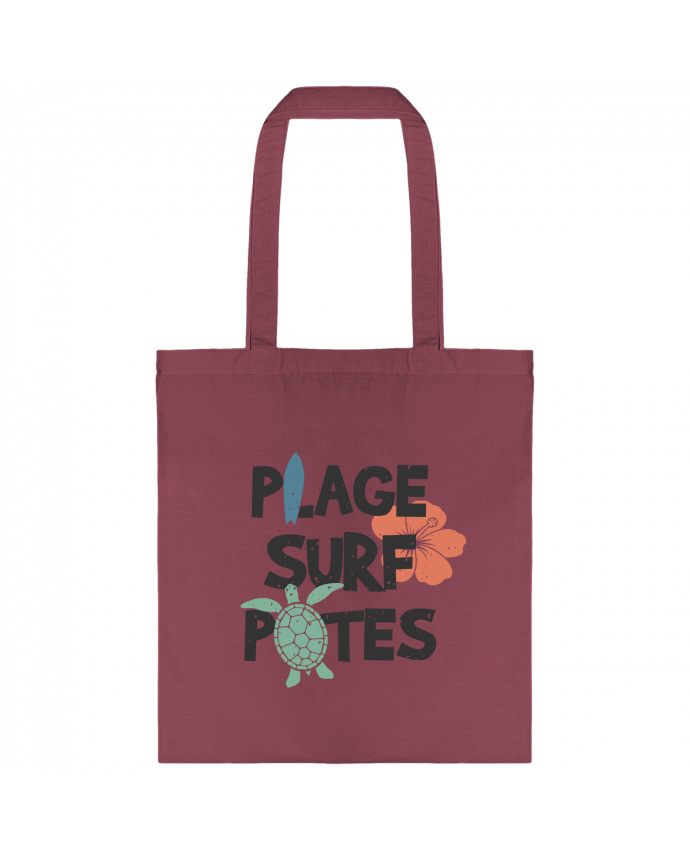 Tote-bag Plage Surf Potes par tunetoo