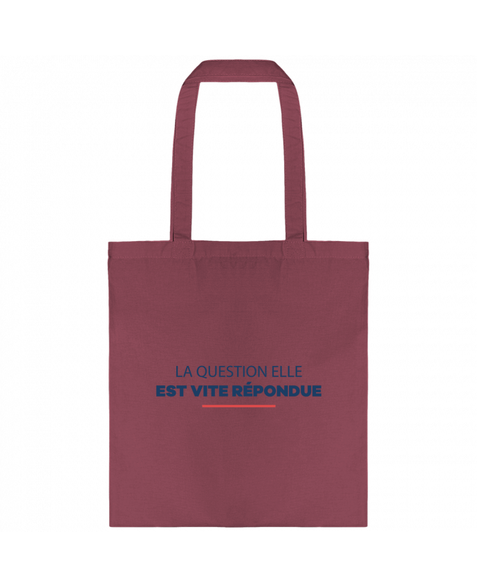 Tote-bag La question elle est vite répondue par tunetoo