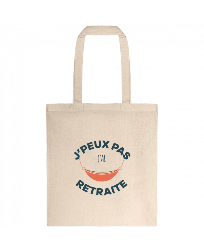 Tote-bag J'peux pas j'ai retraite par tunetoo