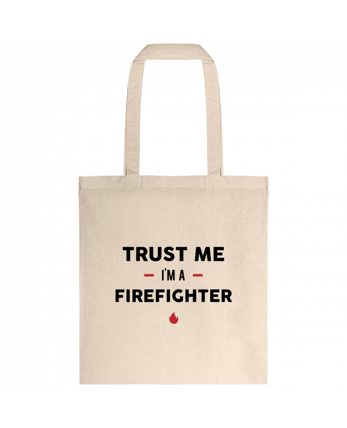 Tote-bag Trust me I'm a firefighter par tunetoo