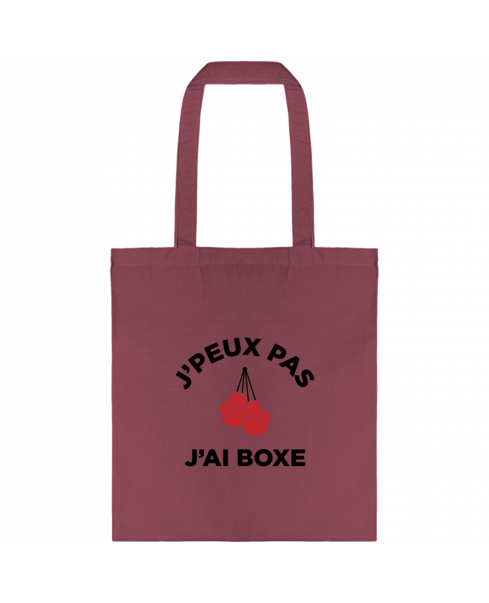 Tote-bag J'peux pas j'ai boxe par tunetoo