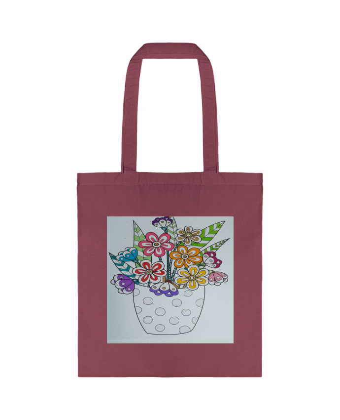 Tote-bag bouquet de fleurs par grainesdejoie