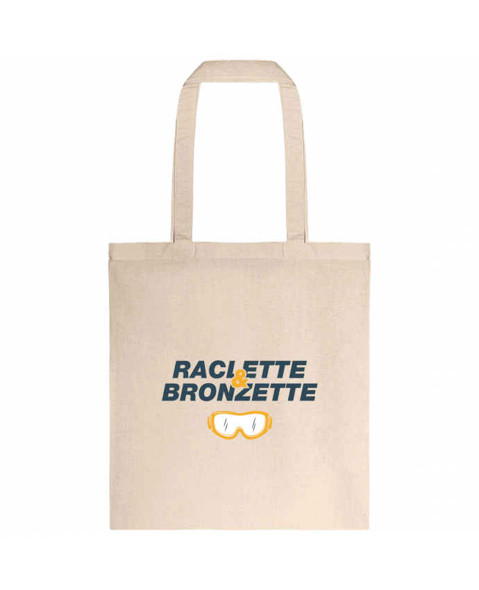 Tote-bag Raclette et Bronzette - Ski par tunetoo