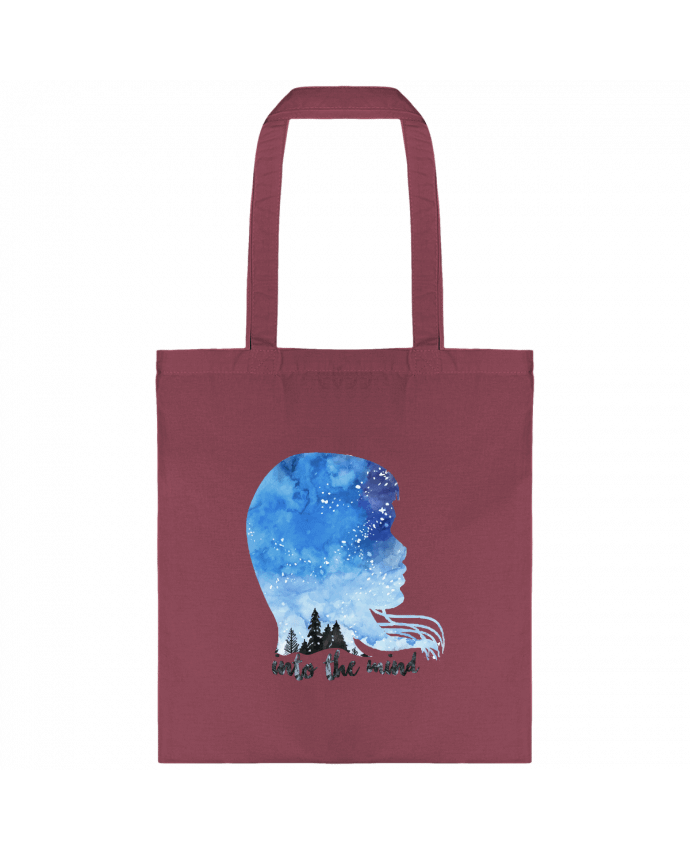 Tote-bag PROFIL AQUARELLE NUIT -INTO THE MIND par icône