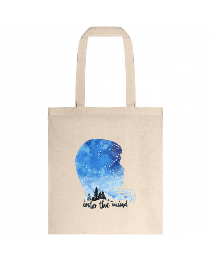 Tote-bag PROFIL AQUARELLE NUIT -INTO THE MIND par icône