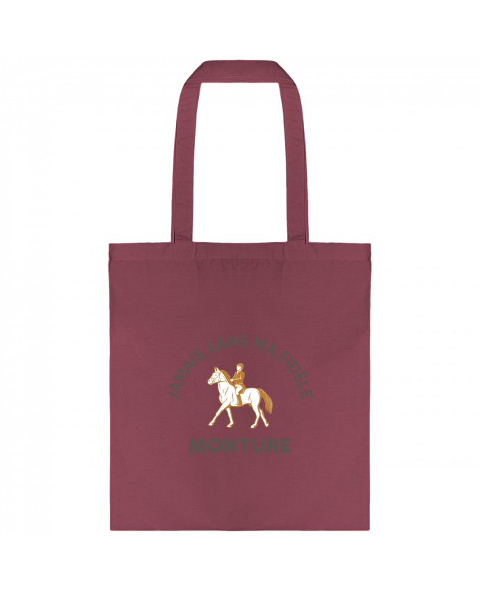 Tote-bag Jamais sans ma fidèle monture par tunetoo