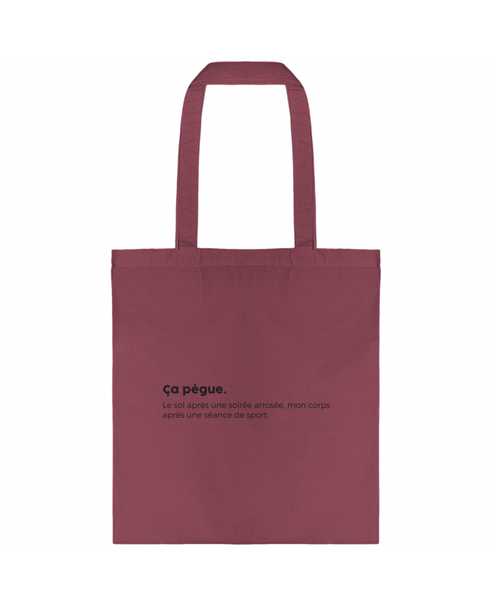 Tote-bag ça pègue - expression par tunetoo