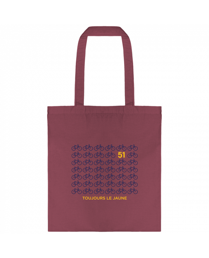 Tote-bag Toujours le jaune - Cyclisme par tunetoo