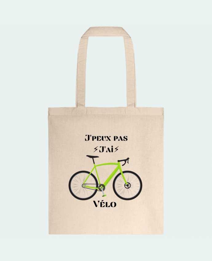 Tote-bag J'peux pas j'ai vélo par Maka shop