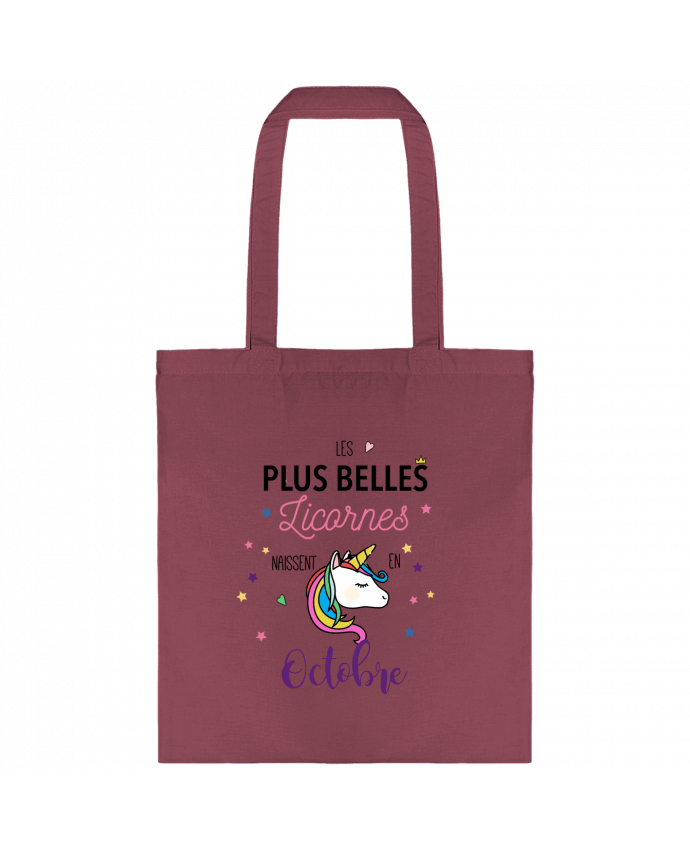 Tote-bag Les plus belles licornes - Octobre par La boutique de Laura