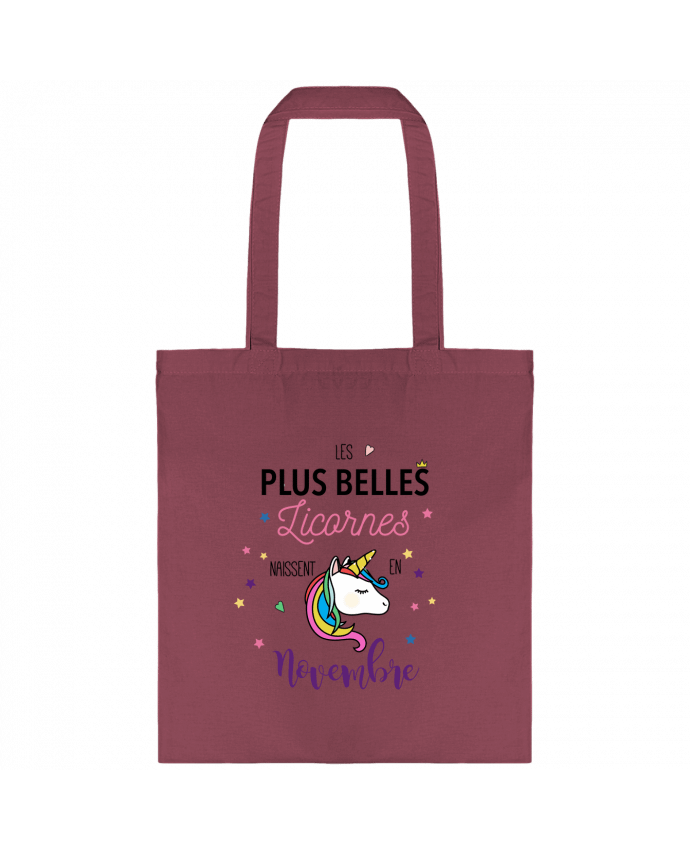 Tote-bag Les plus belles licornes / Novembre par La boutique de Laura