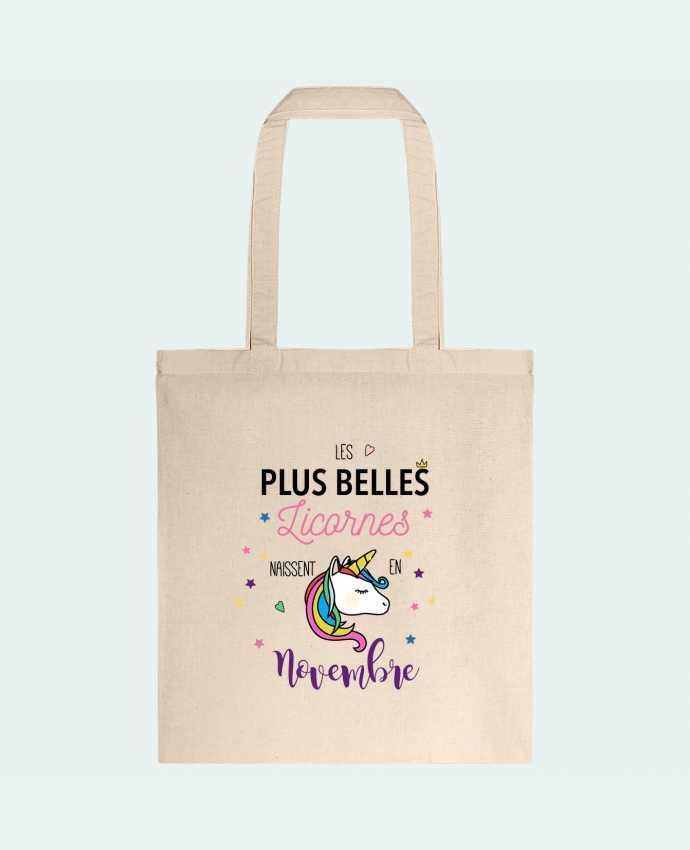 Tote-bag Les plus belles licornes / Novembre par La boutique de Laura