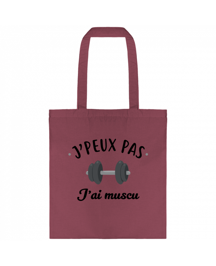 Tote-bag J'peux pas j'ai muscu par La boutique de Laura