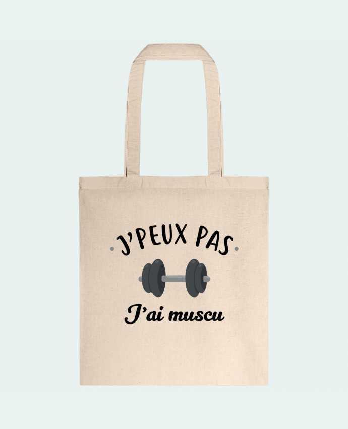 Tote-bag J'peux pas j'ai muscu par La boutique de Laura