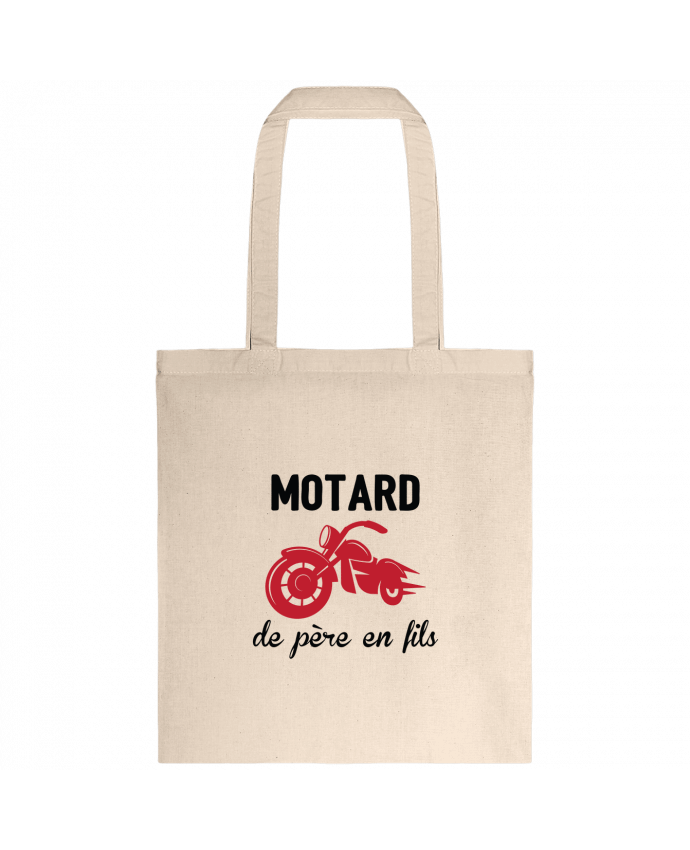 Tote-bag Motard de père en fils par tunetoo