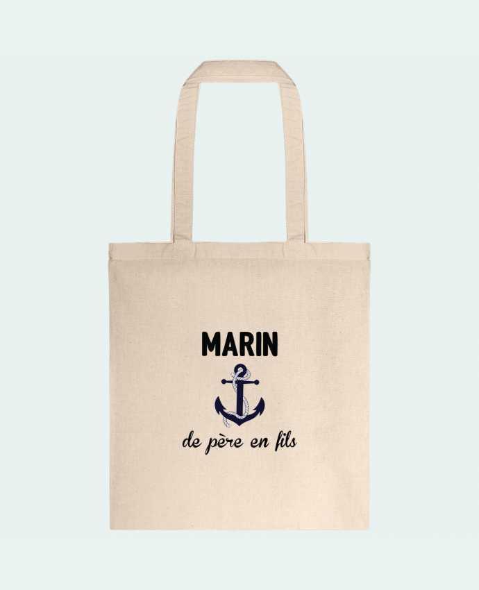 Tote-bag Marin de père en fils par tunetoo