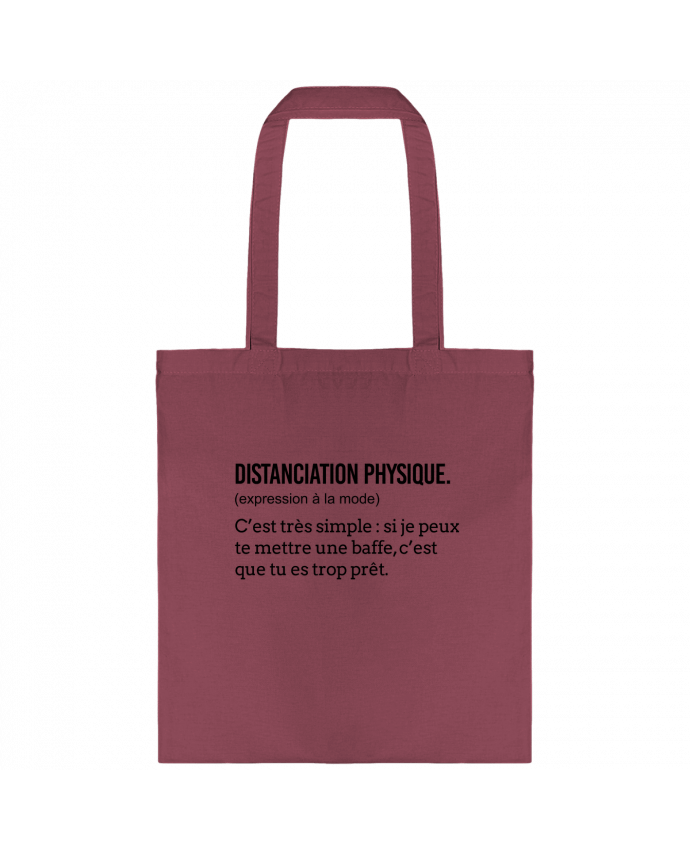 Tote-bag Distanciation physique par La boutique de Laura