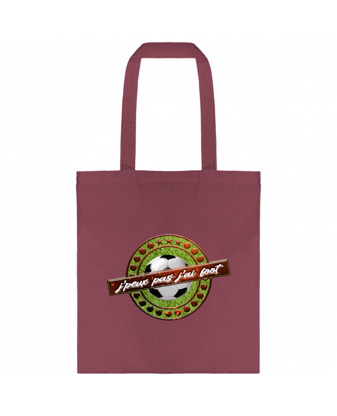 Tote-bag j'peux pas j'ai foot par logo graph