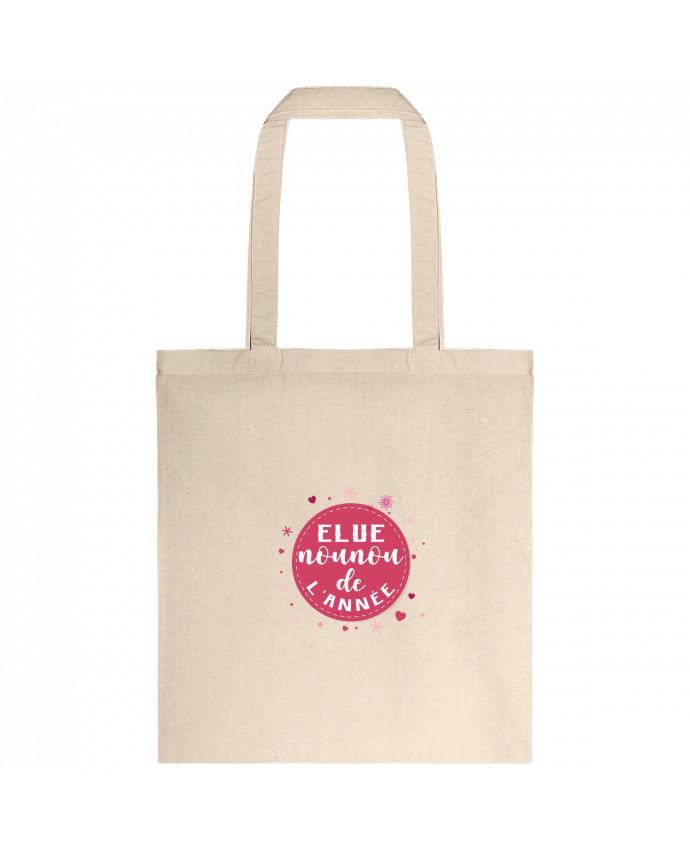 Tote-bag t-shirt elue nounou de l'année cadeau pour nounou par Touille77