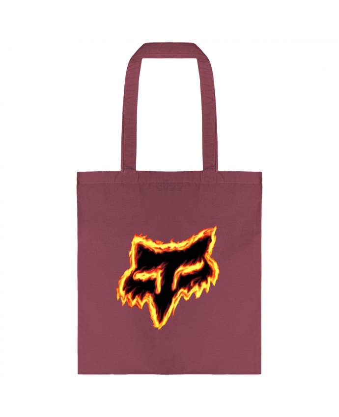 Tote Bag cotton Renard de feu by PopsQc