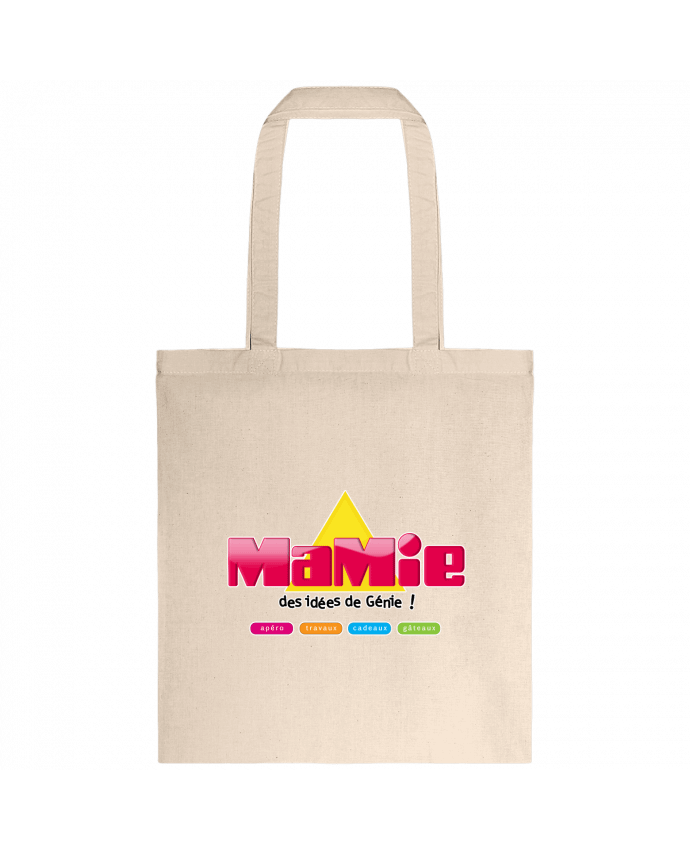 Tote-bag Mamie des idées de génie par JYR Studios