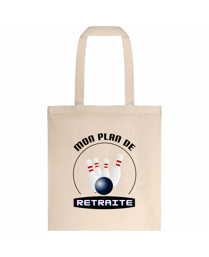 Tote-bag Mon plan de retraite bowling - cadeau retraite par Boxsoo