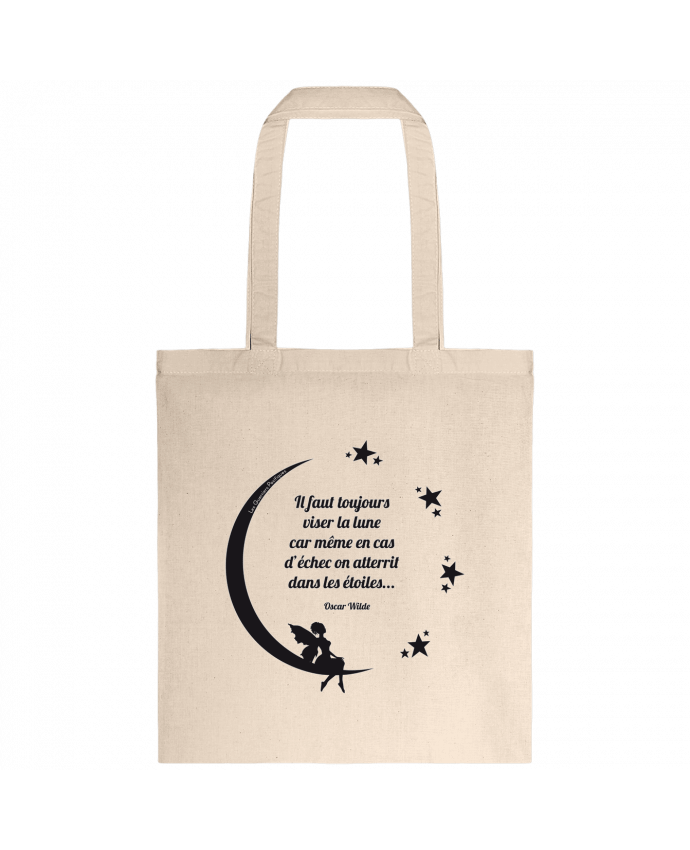 Tote-bag Toujours viser la lune... par Guerriers Pacifiques