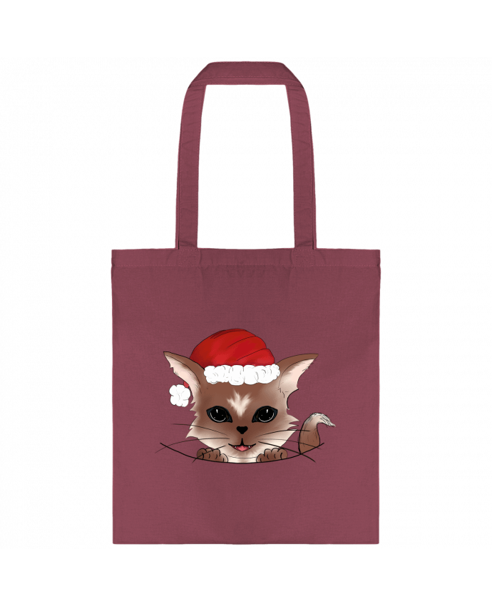Tote-bag Chat marron avec  bonnet par ZeroXIII