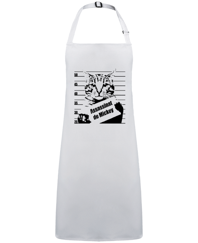 Tablier Chat wanted par  Graff4Art