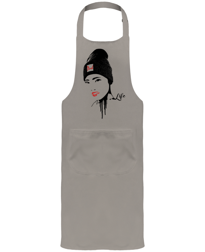Tablier avec poches Geisha par Graff4Art