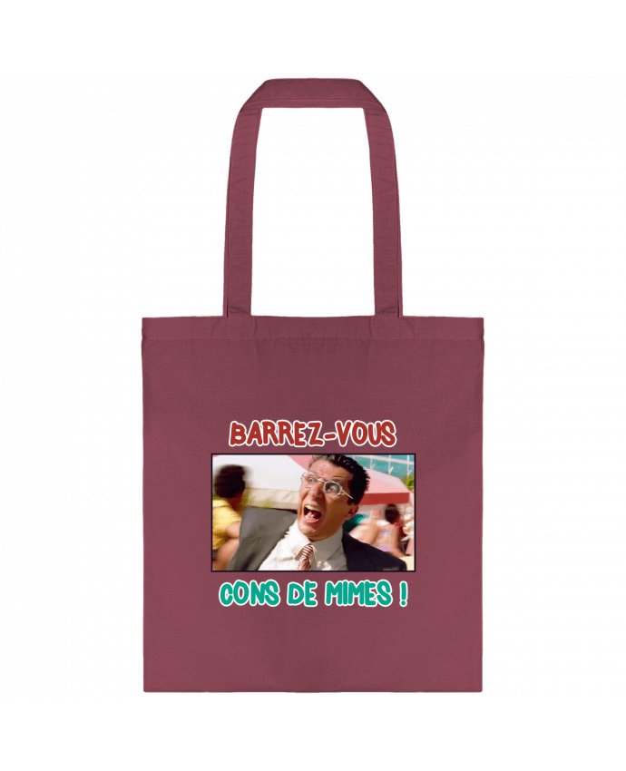 Tote-bag Barrez-vous cons de mimes ! par La boutique de Laura